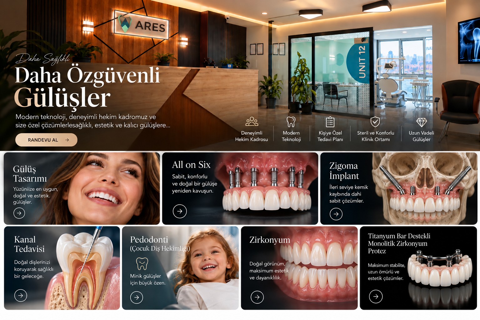 ARES diş kliniği gülüş çözümleri
